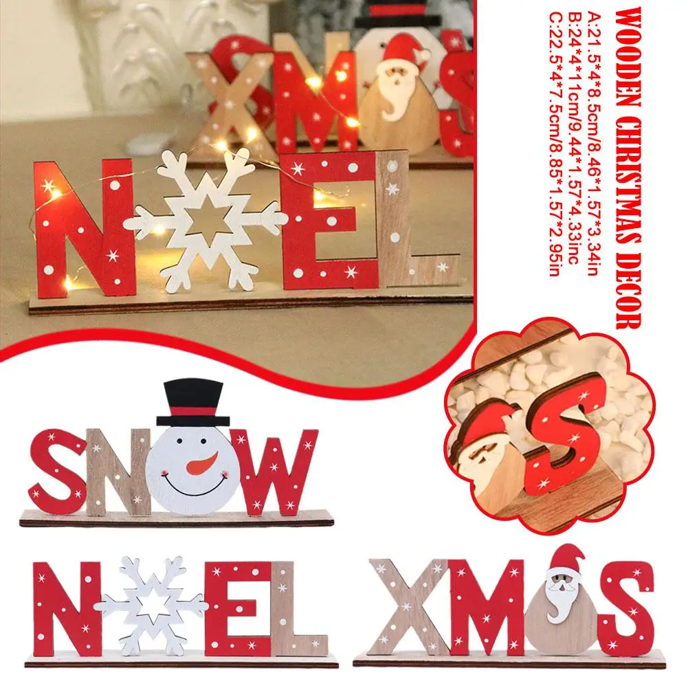 

1 шт. деревянные рождественские украшения, деревянные поделки «сделай сам», подвеска для рождества, дома, украшение для стола, новогодний подарок для детей 2024 A1K6