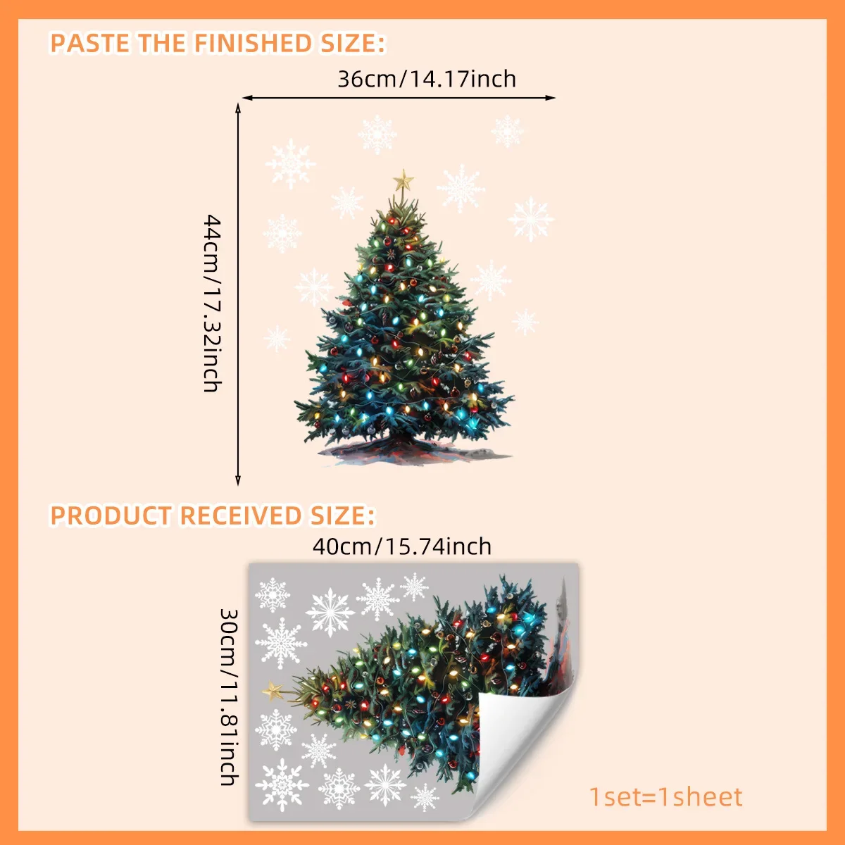 Double-sided Pattern Christmas Decoration Window Stickers Santa Gifts Merry Christmas Xmas Tree Window Glass Sticker New Year