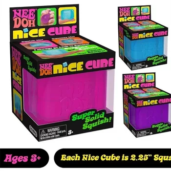 Schylling Needoh Nice Cube Sensory Toys Stress Relieving Blocks Pinching Relieving Puzzle Solving Venting Children Souvenir 11