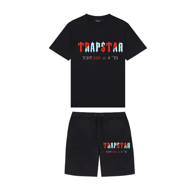 trapstar short and t shirt set
