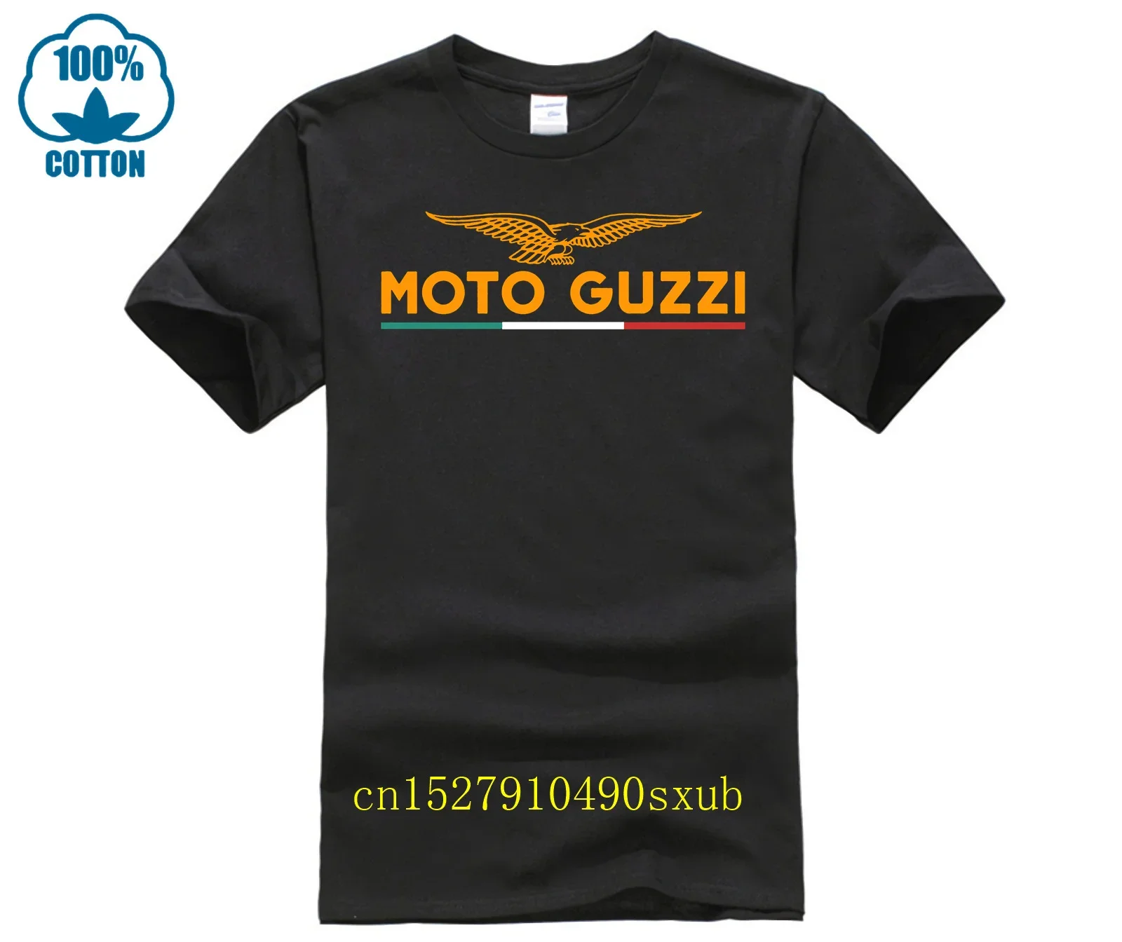 Maglietta Moto Guzzi Eagle Logo Emblema Adesivo Moto Guzzi Tri Color