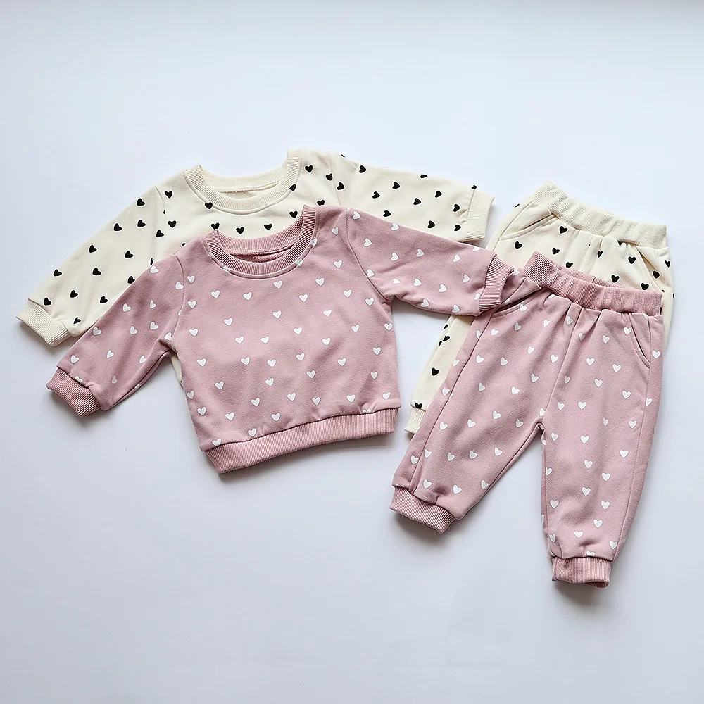 Milancel-conjunto de roupas infantis, terno com capuz