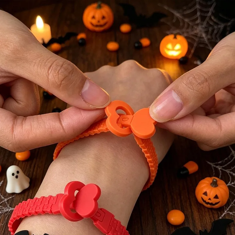 Halloween Cartoon Wristbands – Fun, Lightweight Bracelets for Parties and Daily Wear