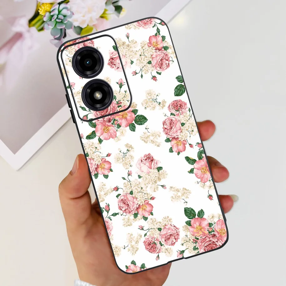 Floral Soft Silicone TPU Phone Case - 2024 Popular Design