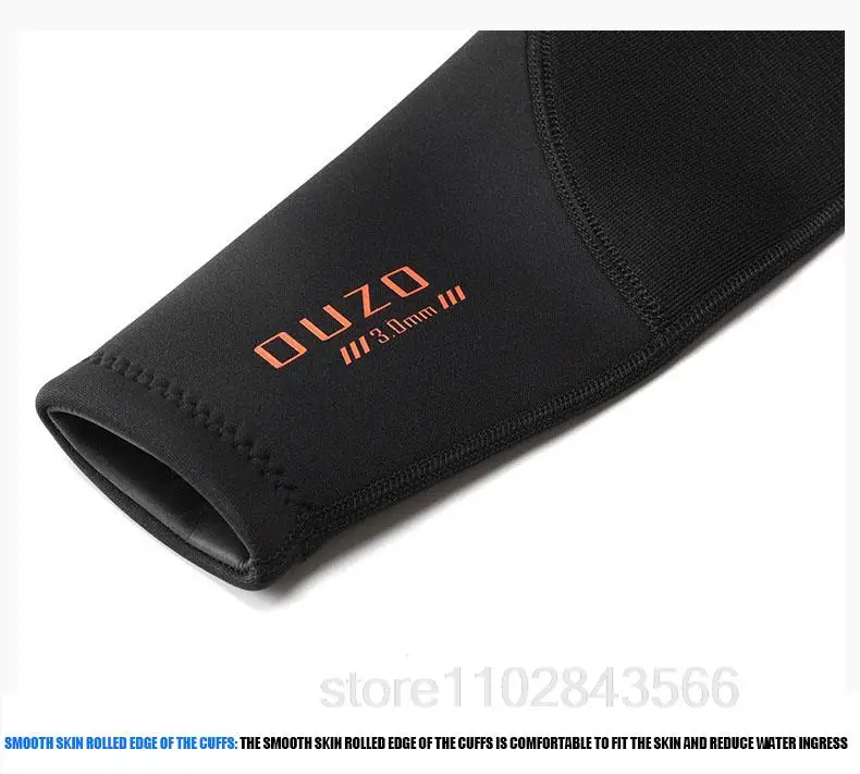 3MM Men Wetsuit Neoprene Underwater Keep Warm Diving Suit Kitesurf Surf Surfing Spearfishing Jacket Pants Clothes WetSuit