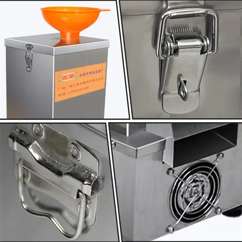 Electric Garlic Peeler 200W 220V Garlic Peeling Machine Stainless Steel Grain Separator Restaurant Barbecue Commercial Home Use 5