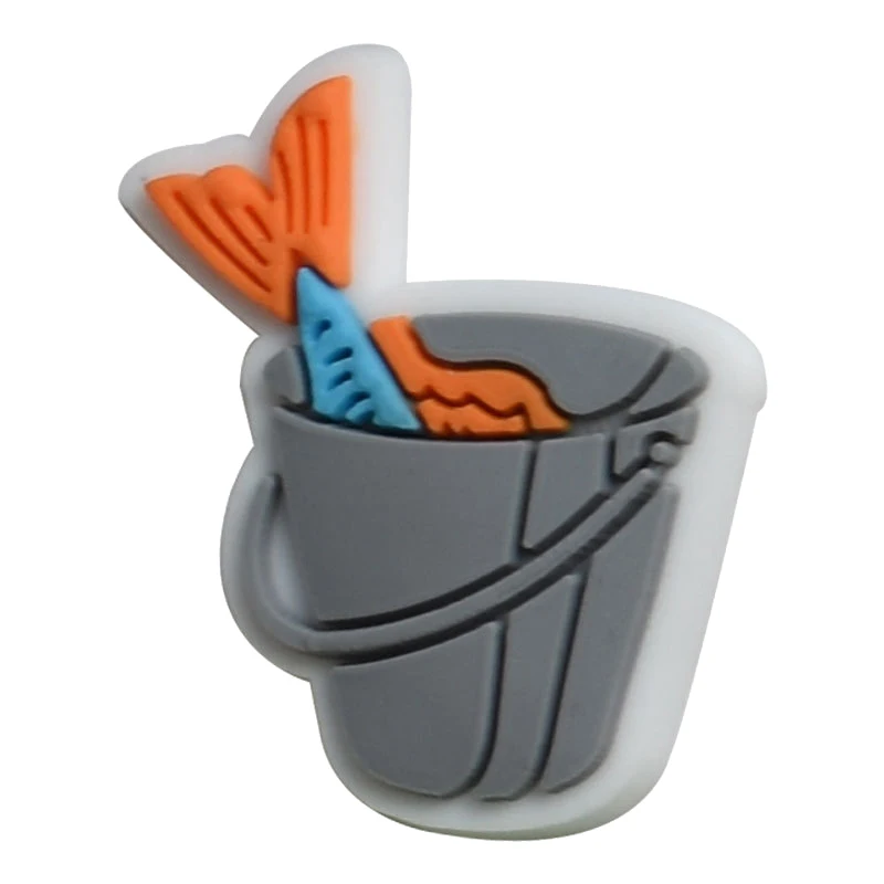 Fishing-Themed Shoe Charms for Clogs and Shoes Accessories