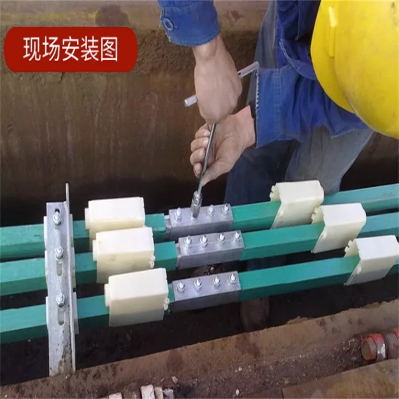 Crane Single Pole Sliding Contact Wire Cconnection Aluminum Joint 200A/320A/500A/800A1250A