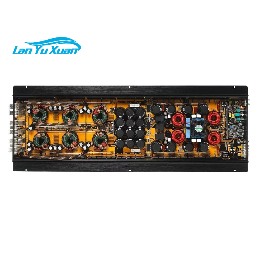 7500W High Power Korean Car Amplifier Monoblock Class D For Competition Subwoofer Car Audio Amplifier TP-7500.1D
