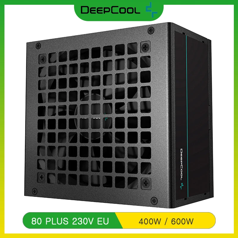 DEEPCOOL PF600 PFC Max 80 Plus Power Supply for PC Gaming 600W Watt