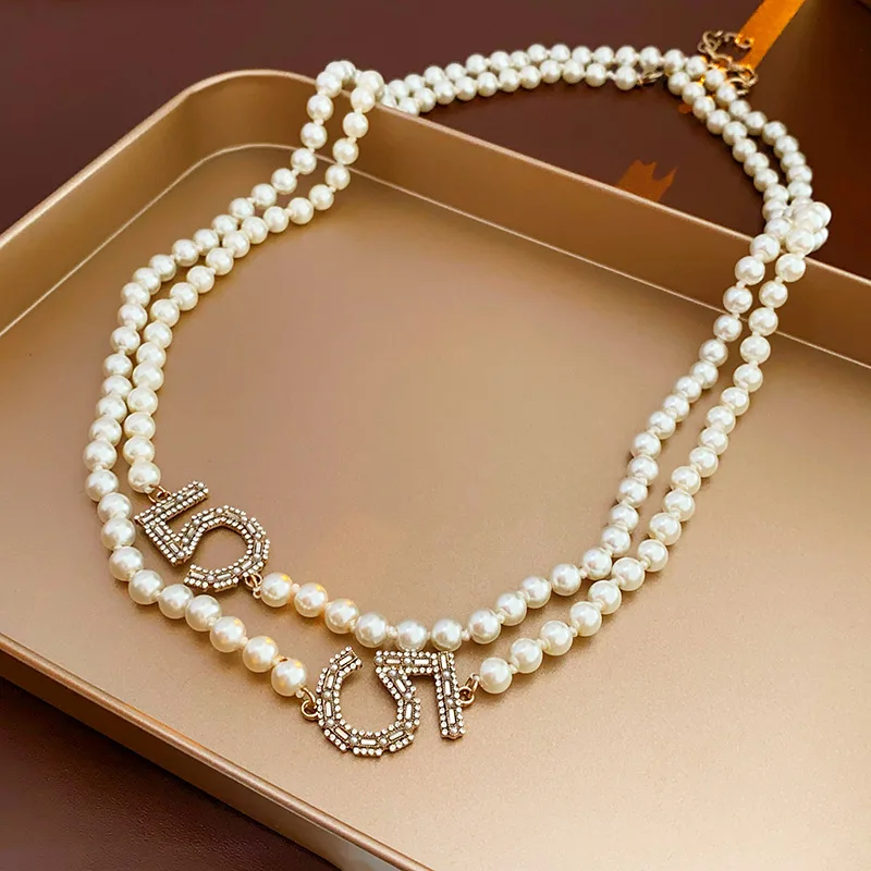 SOAR EAST  Luxury Fashion Pearl Beads Necklace Goods For Charm Women Jewelry  Halloween Gifts