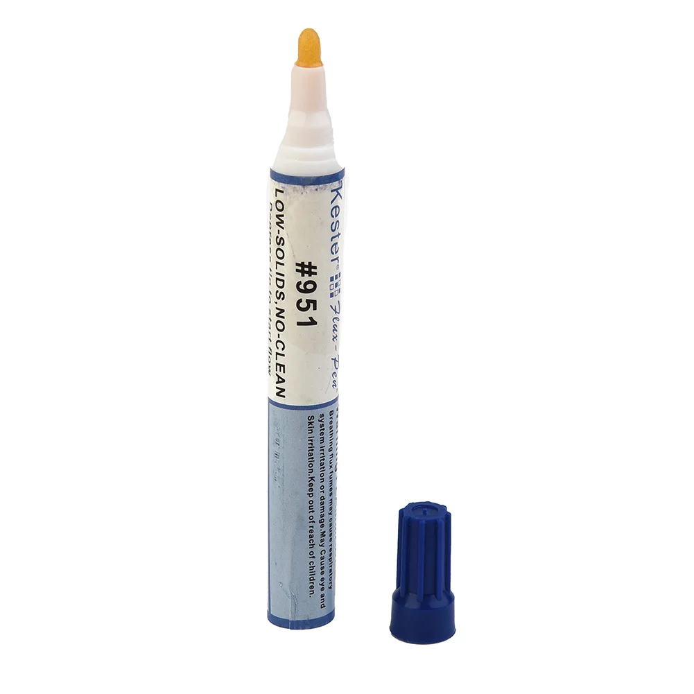 

1PCS 951 Soldering Flux Pen Low-solids Cleaning-free Welding Pen For DIY Solar Cell PCB 10ml Capacity No-clean Rosin
