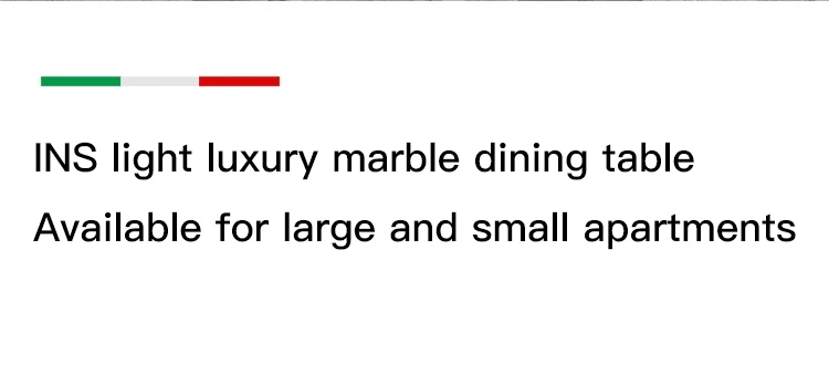 Description Picture 4 of itemIns Nordic Luxury Leisure Gorgeous Kitchen Table And Chair Large Family Home Dining Table Room Comedor Mesas Furniture