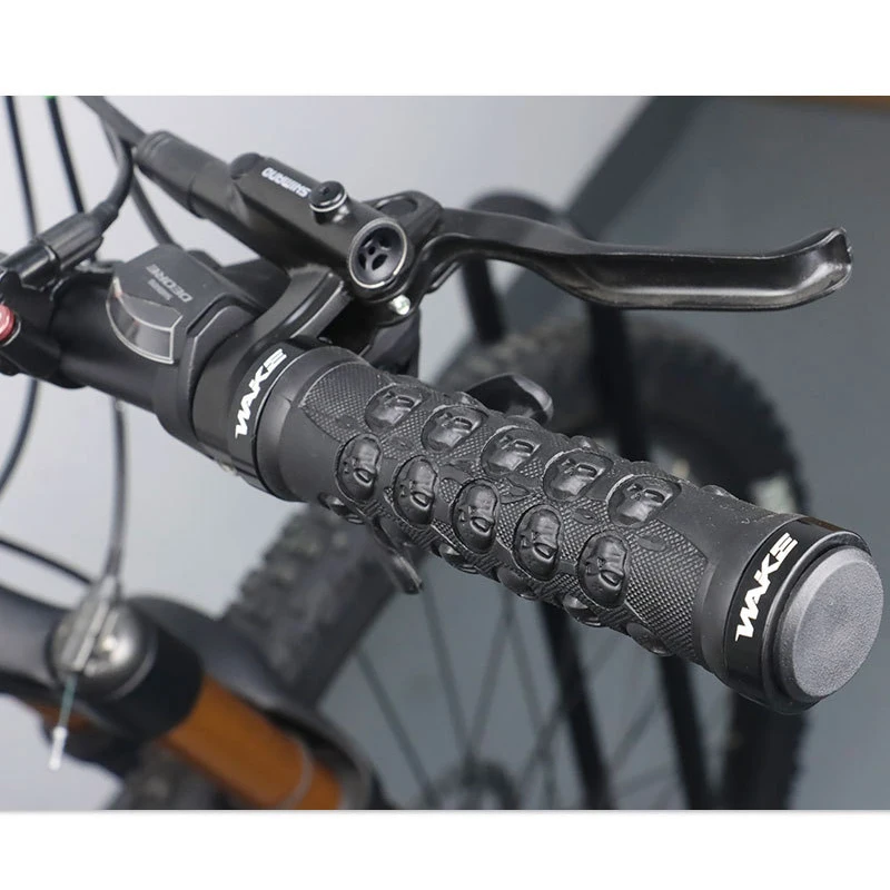 Bicycle Handlebar Grips Skull Pattern MTB Cycling Accessories