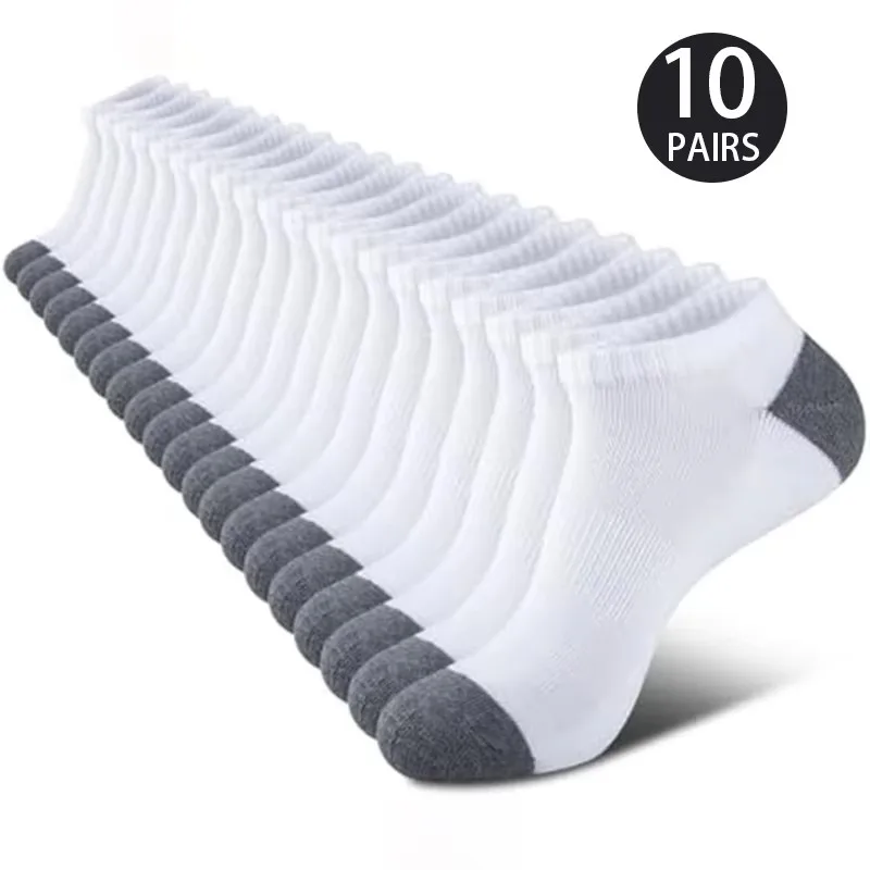 10 Pairs Of Comfortable Breathable Socks Sweat Absorbing