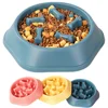 Slow Feeder Dog Bowl Anti-choking Puppy Food Bowl Anti-slip Pet Slow Eating Dog Dishes Puzzle Feeders for Dogs Small Medium 2