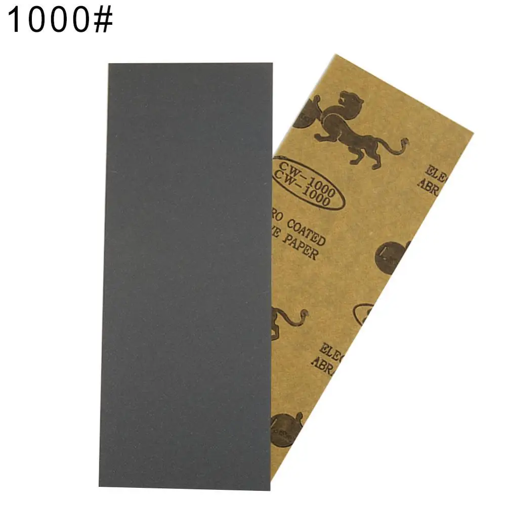 Wet Dry Sandpaper Sheets 400/600/800/1000/1200/1500/2000/2500# Polish Sand Paper Sheets Silicon Carbide Home Coarse