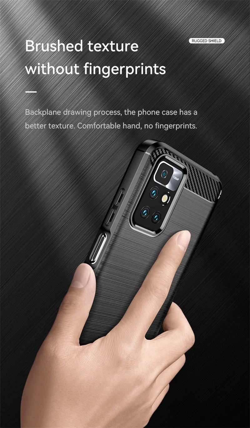 For Xiaomi Redmi 10 2022 Case For Redmi 10 2022 Capas Phone Bumper Back Shockproof Soft TPU Case Fundas For Redmi 10 2022 Cover