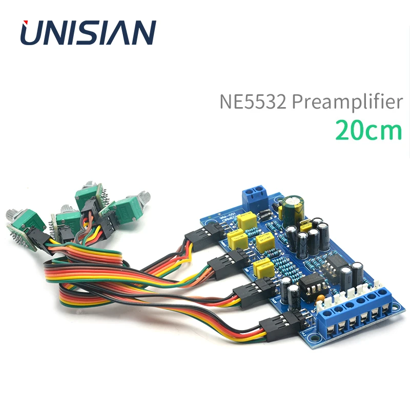 ユニシアントーンボードne5532 Op Amp Hi Fiプリアンプベーストレブルバランスボリュームトーンeqコントロールボードアンプdiyキット アンプ Aliexpress