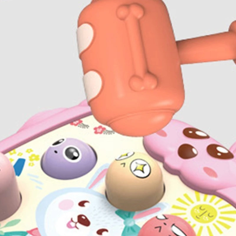

Children Pounding Toy Rabbit WackAMole Toy Hand Flexibility Exercise Board Game