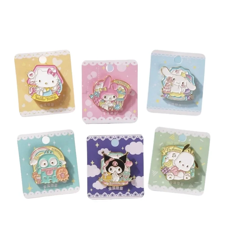 

MINISO значок и брошь Аниме Фигурка понравико детский подарок на день рождения Детские игрушки сумка ткань милые украшения коллекционные подвески