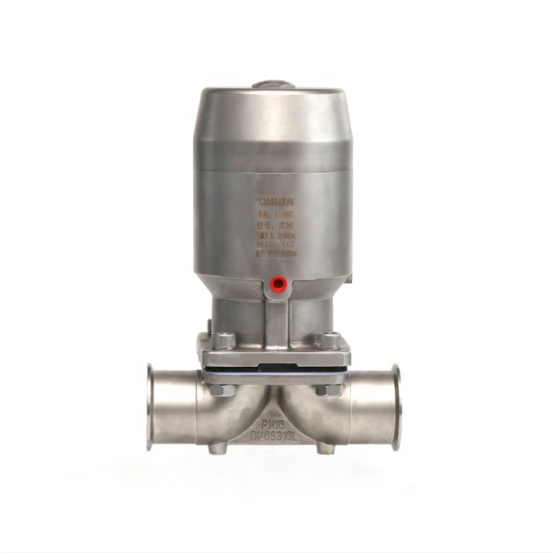 

High quality sanitary stainless steel diaphragm valve with tri clamp
