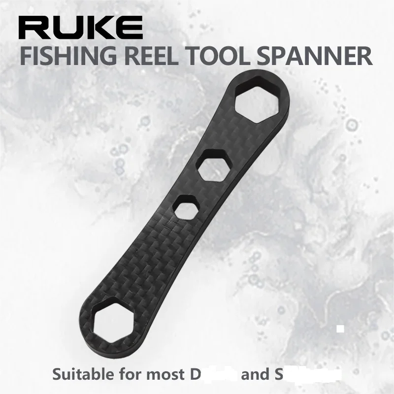 RUKE 1pc  Fishing Reel Tool Portable Reel Handle M7/M8 Screw New Remove Tool Handle Knob Caps Open Tool Fishing Reel Accessory