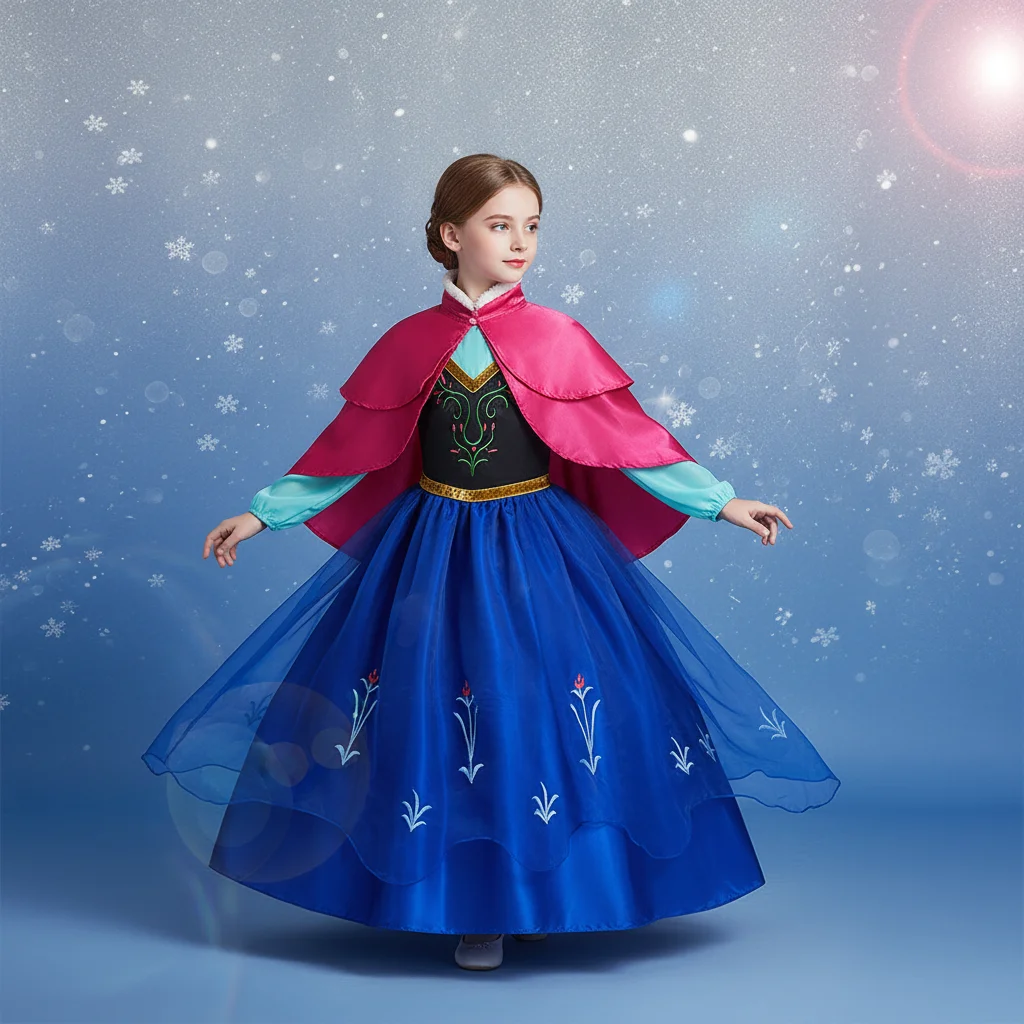 Déguisement Anna Reine des Neiges Enfant - Robe Princesse