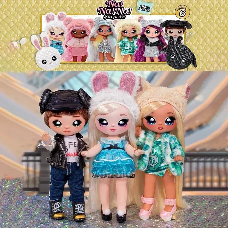 

Original Nanana Surprise Dolls Ari Prism Cali Grizzly Maxwell Dane Fashion Doll With Accessories Girl Dressing Toys Kids Gift