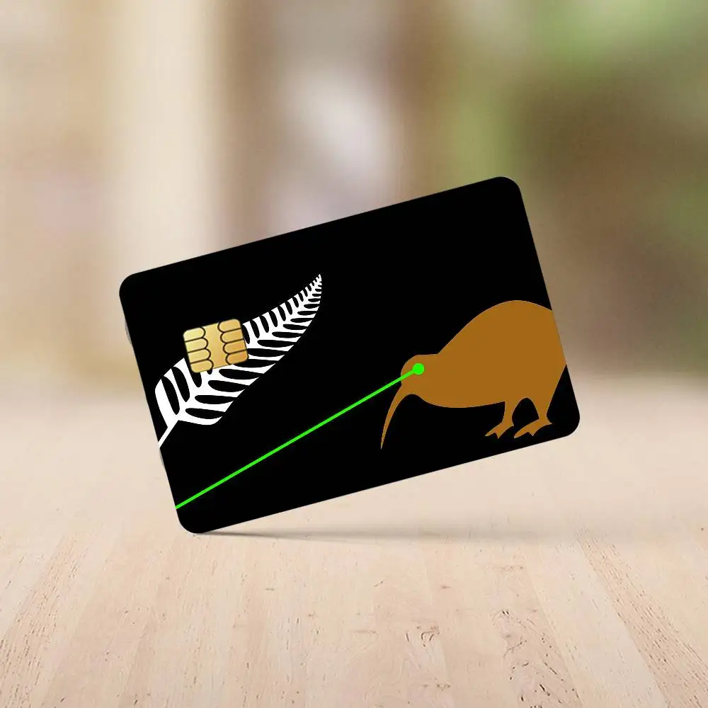 New Zealand Kiwi Flag Credit Card Stickers Skin For Bank Bus Metro 4PCS Cover Film Gift