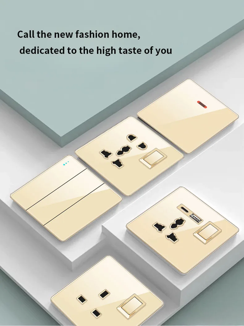 13A UK wall socket USB charging ports