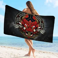 D-Defqon Anime Big Microfiber Beach Towels Quick Dry Towel Sand Beach Towels Pool Towel For Travel Swim Pool Yoga 2