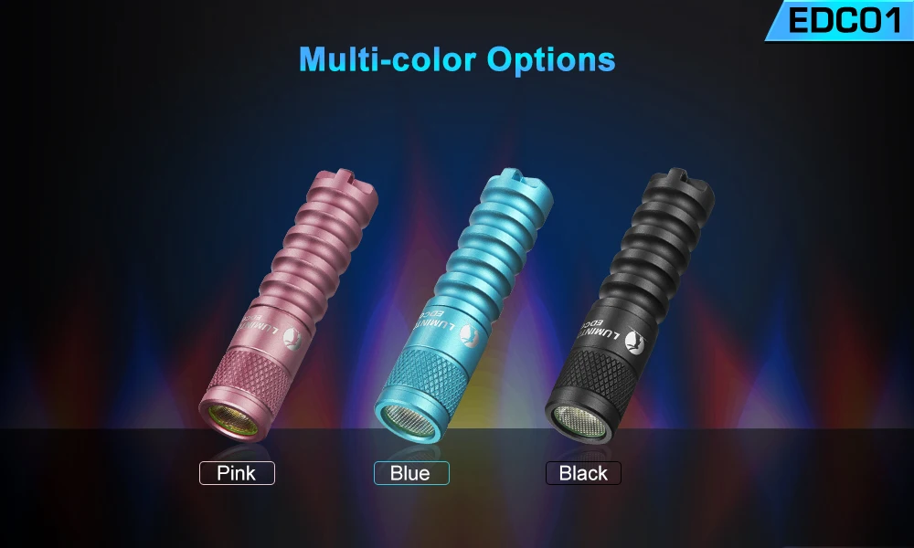 Schlüsselanhänger-Taschenlampe AAA-Taschenlampe Lumintop EDC01 Bunte EDC Mini-Taschenlampe 120 Lumen mit Diffusor – Detail 5