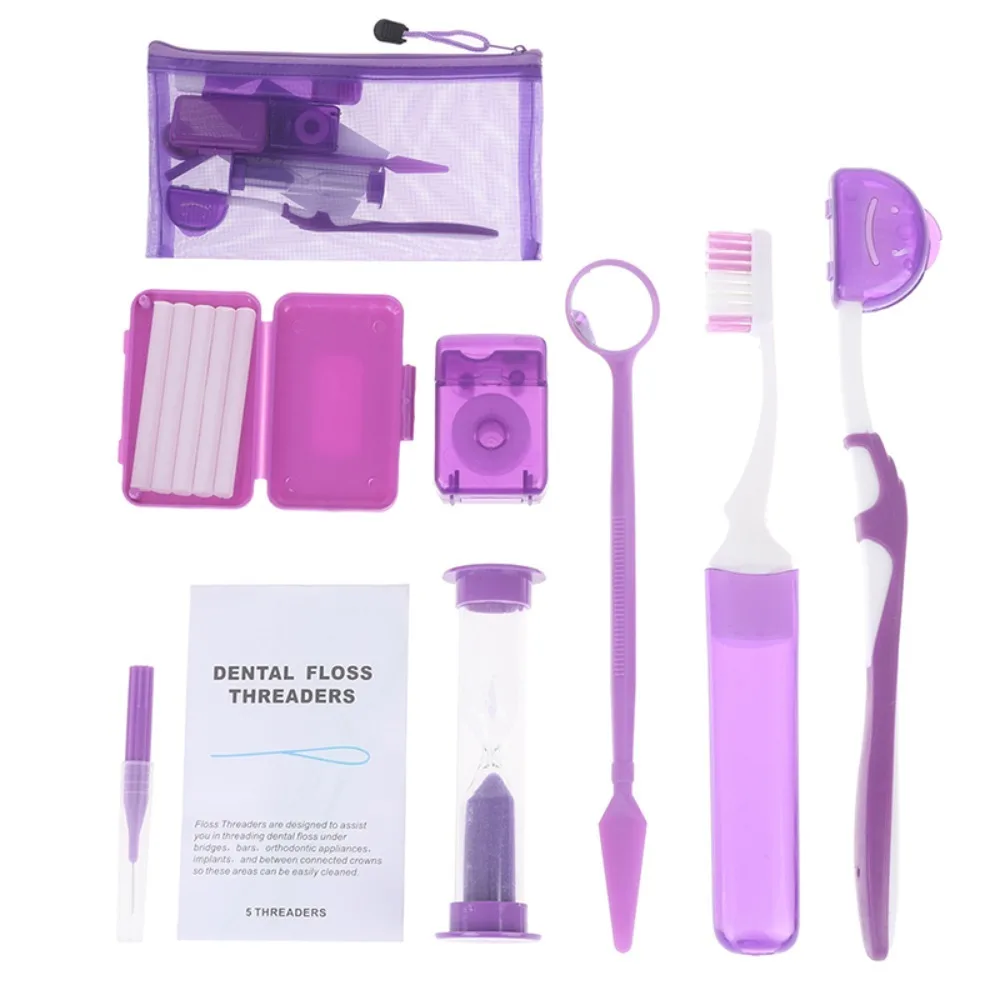 Orthodontics Portable Whitening Tool Soft Toothbrush Dental Teeth Orthodontic Kits Interdental Brush Oral Cleaning Care