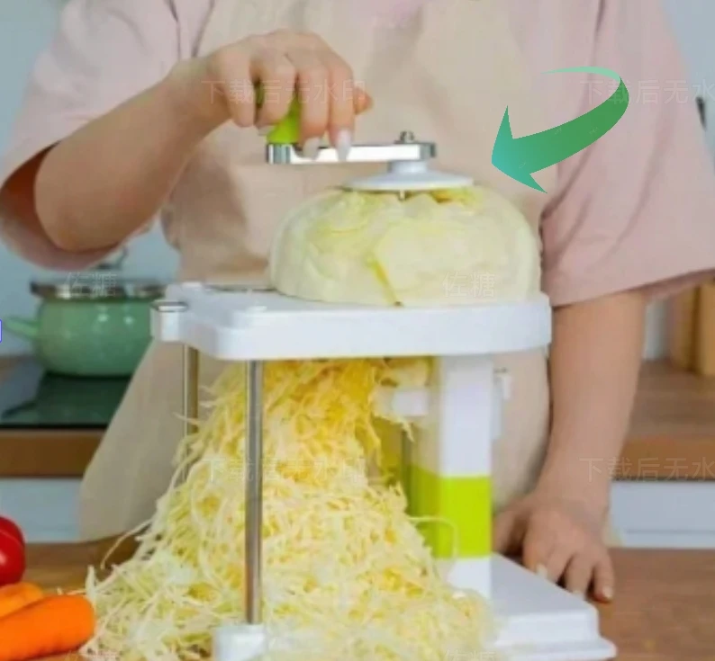 

Multifunctional Cabbage Vegetable Cutter Home Hand Cranked Shredder Slicer Manual Lettuce Shraded Sauerkraut Cutter Kitchen Tool