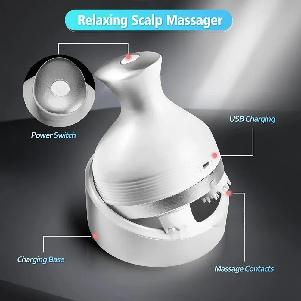 

Portable Electric Cat Body Massager Health Care Relax Shoulder Neck Deep Tissue Head Scalp Massage Kneading Vibrating Device New