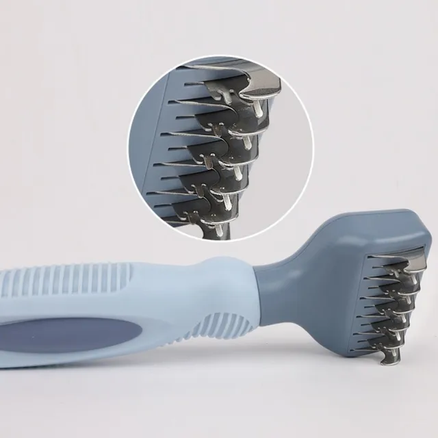 Dog Comb Stainless Steel Knot Knife Cat Brush Massage Dog Brush Pet Grooming Dogs Hair Knife Comb Cleaning Tools Pet Supplies 4