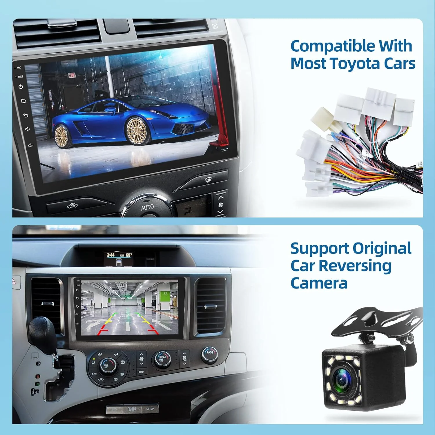 JBL postroj adaptér pro Toyota auto stereo 16 špendlík rádio drát postroj s canbus kompatibilní s Toyota camry koruna květu RAV4 prado