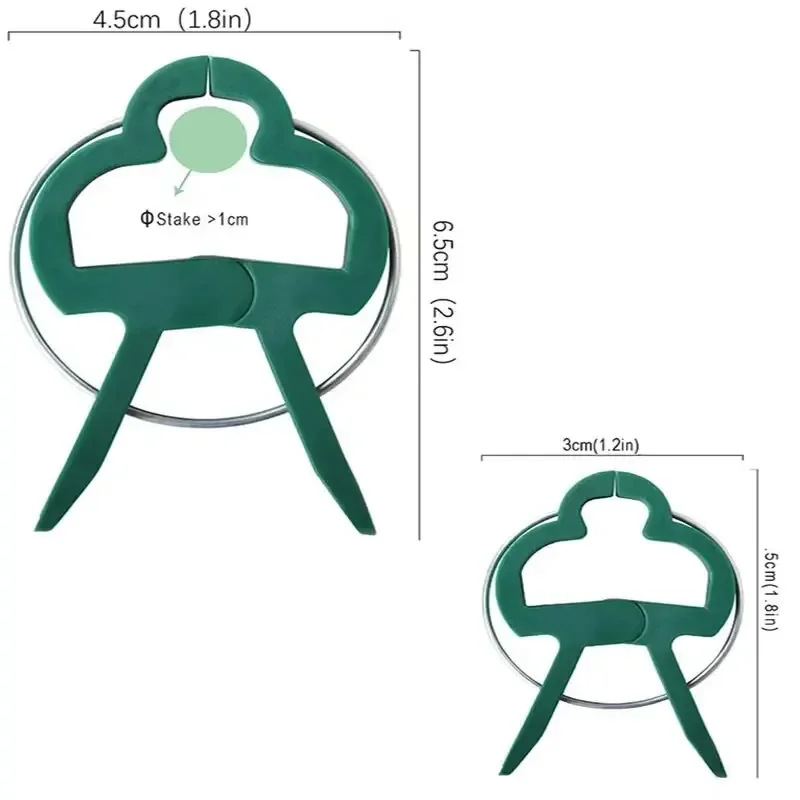Plant Fixed Clips Reusable Garden Greenhouse Bracket for Fixed Plants Vine Flower Seedling Tomatoes Support Garden Supplies garden brackets,garden clips,plant climbing support