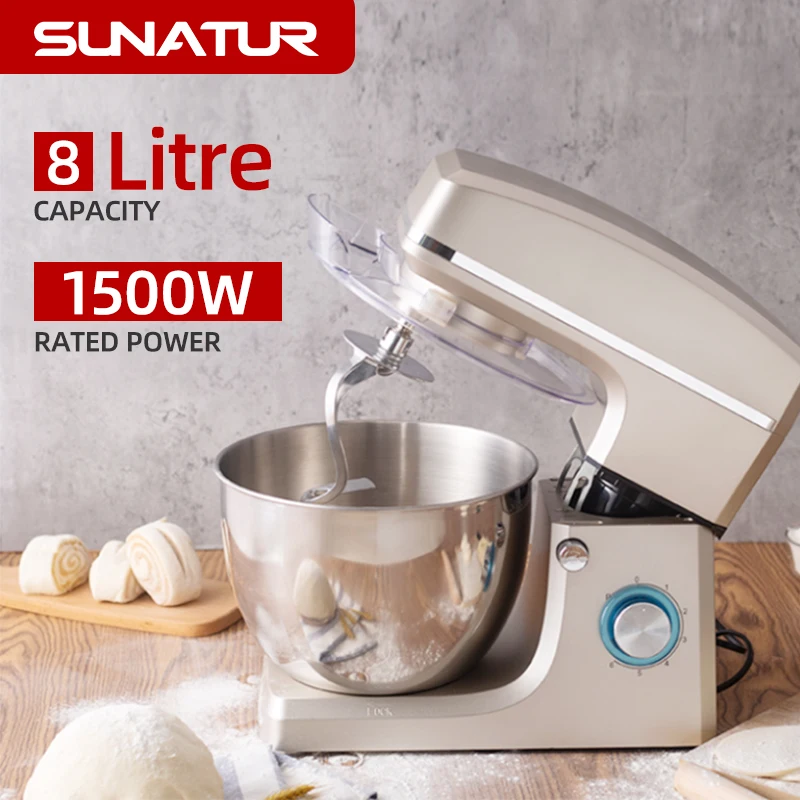 SUNATUR8LStandMixerElectricFoodCrusherFoodProcessorsHome