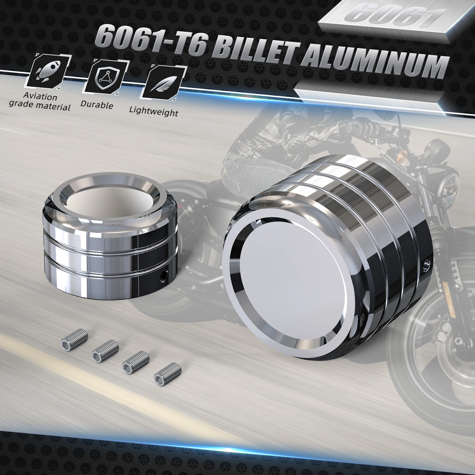 Hinterachsmutterabdeckungen für Harley Sportster XL 883 1200 Iron 883 XL883N Iron 1200 XL1200NS Forty Eight XL1200X Roadster 2005–2022 – Detail 16