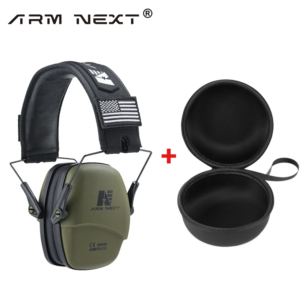 Hunting Anti-Noise Earmuff Foldable ARM NEXT V30 Ear Protector with Bag For Study Sleeping Work Shooting Hearing Safe Protection