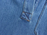 KONDALA 2025 Fall Winter Casual Denim Women Suits Fashion Vintage Turn-down Collar Pocket Shirts Chic Drawstring Wide Leg Pants - Image 5