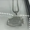 Juice Goodbye Good Riddance Hip Hop Personality Pendant Necklace Trend Men's and Women's Jewelry Accessories 1
