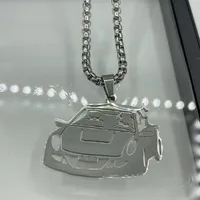 Juice Goodbye Good Riddance Hip Hop Personality Pendant Necklace Trend Men's and Women's Jewelry Accessories 1