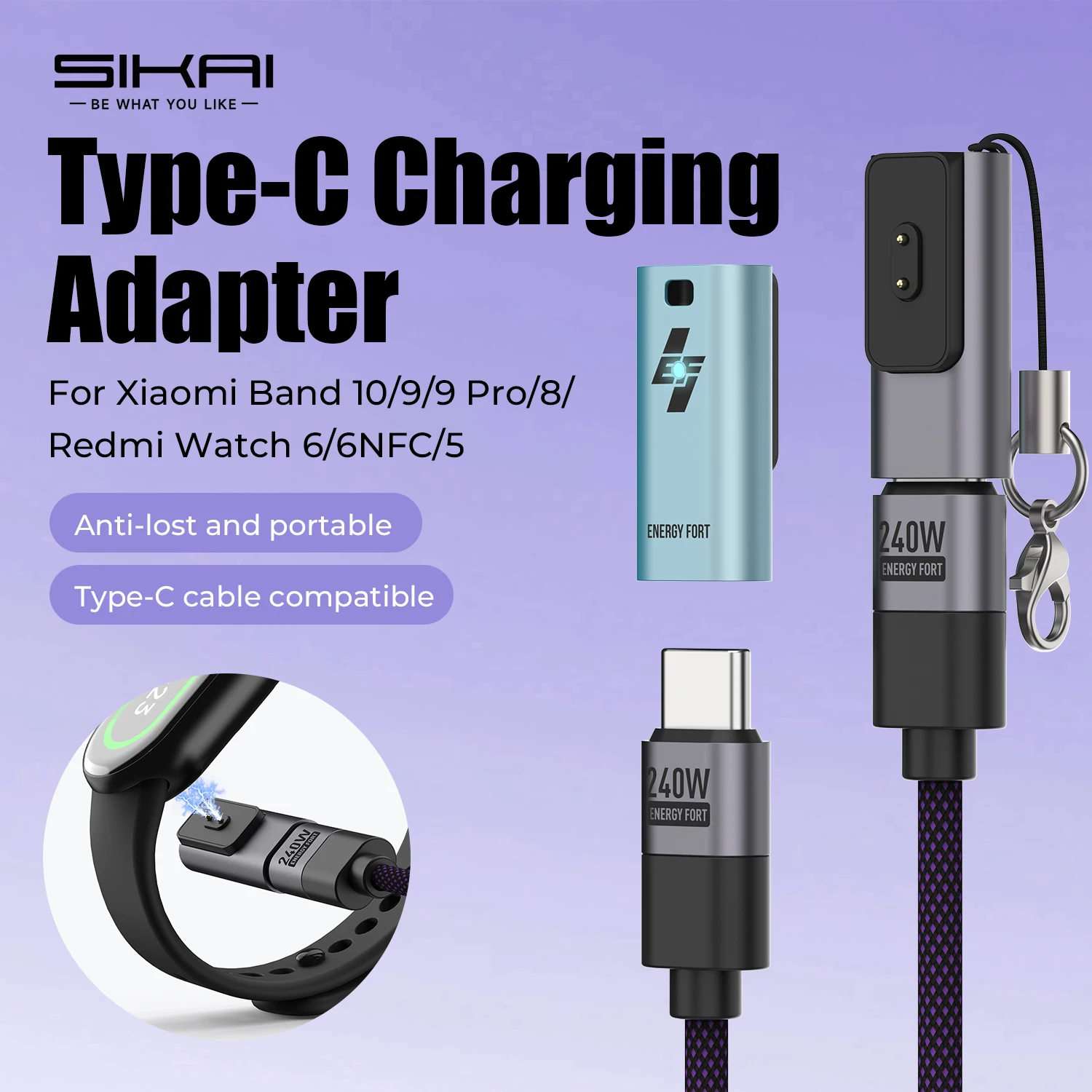 Compact Type C USB Charging Adapter