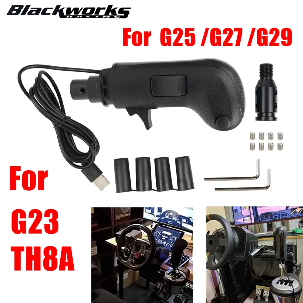 USB Handrem voor Gaming PC - Intuïtieve Parkeerrem met Vergrote Knop USB Handrem voor Gaming PC - Intuïtieve Parkeerrem met Vergrote Knop
