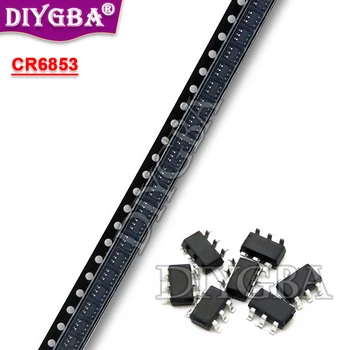 10 pz CR6853 SOT-23 6853 SOT23-6 CR6853B Chipset SMD IC