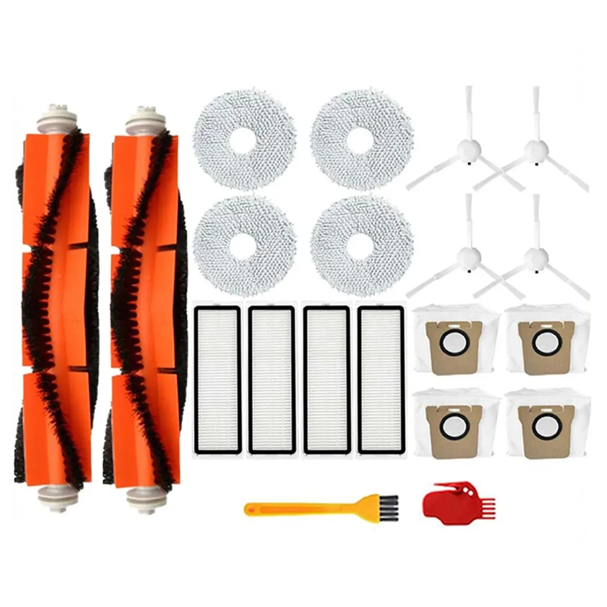 

Для робота-пылесоса Xiaomi X10 + Plus B101GL, основная боковая щетка, Швабра, ткань, Hepa фильтр, мешок для пыли, запасные части