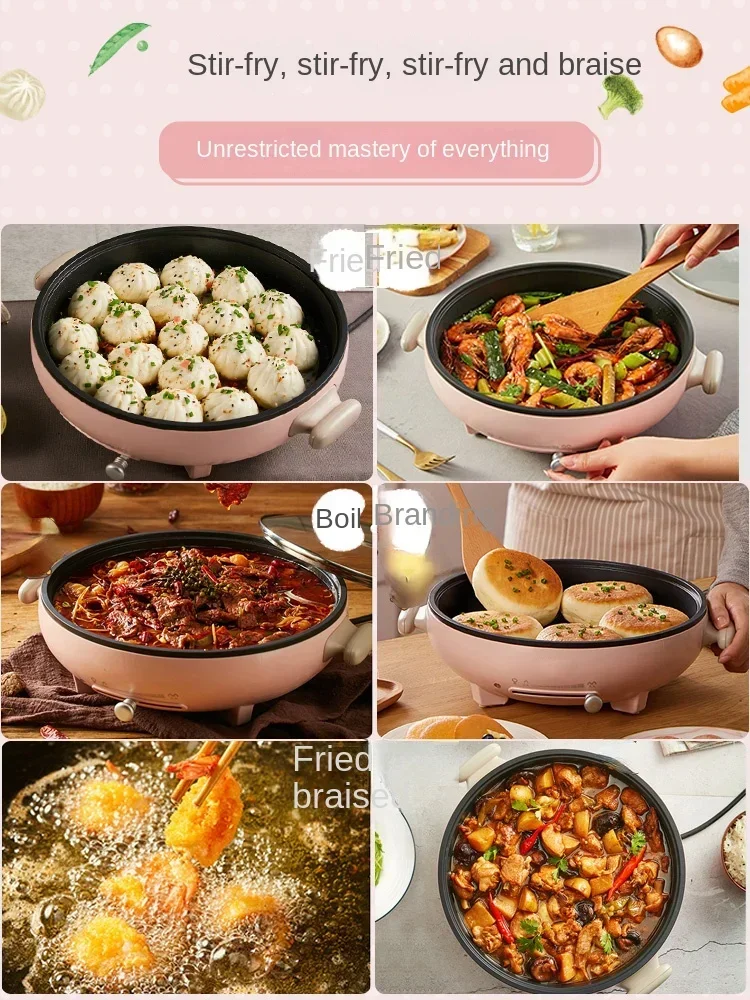 220V Home Electric Pancake Maker Non-stick Small Electric Griddle Deepened and Enlarged Household Electric Pancake Stove 5
